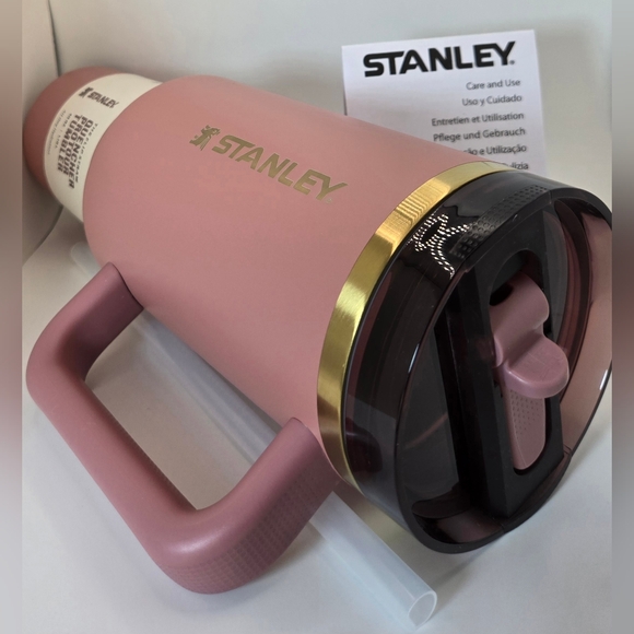 Stanley Rose 40 Oz Quencher Tumbler! Stunning!! - Picture 6 of 9